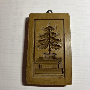 Christmas Tree Springerle Mold Hand Made in Switzerland (5109) 2.5” X 4”